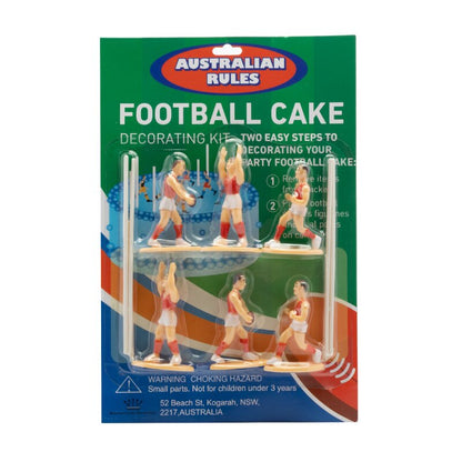 AFL Plastic Cake Topper Set