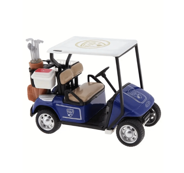 Golf Cart Die Cast Model Cake Topper