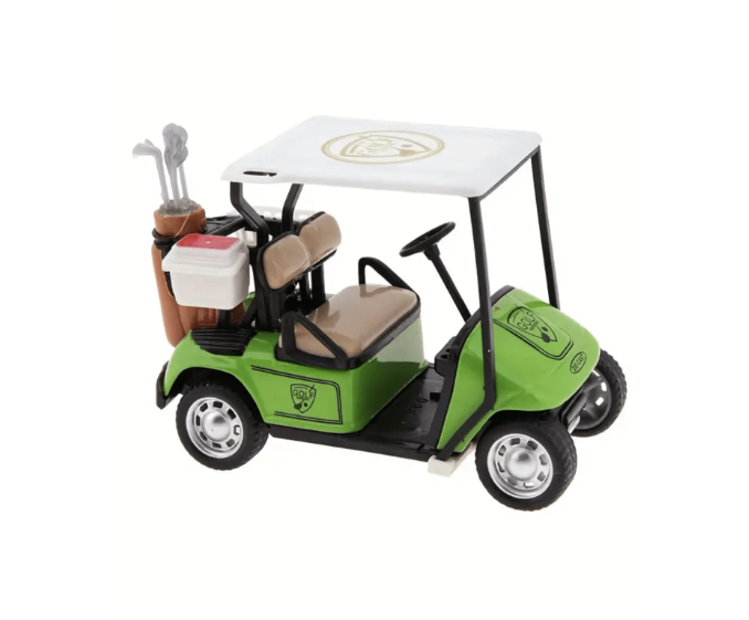 Golf Cart Die Cast Model Cake Topper