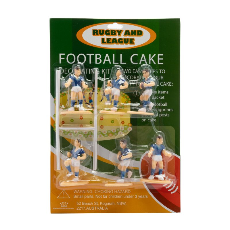 NRL Plastic Cake Topper Set