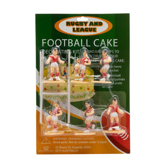 NRL Plastic Cake Topper Set