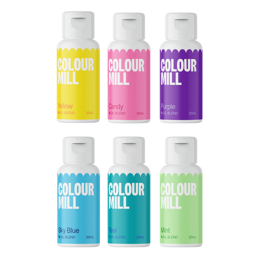 6pc Pool Party Gel Colour Pack (20ml)