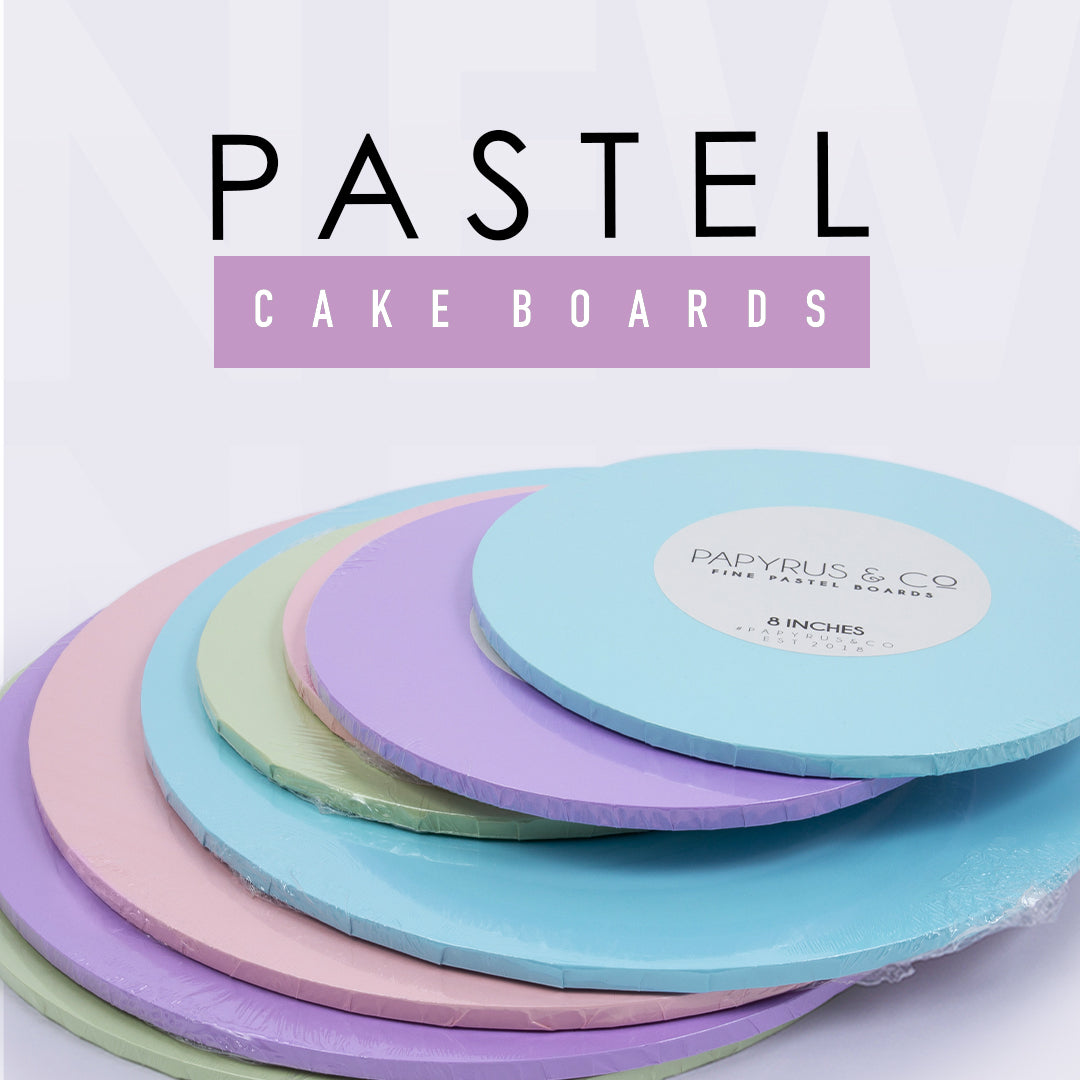 Pastel Coloured Cake Board (10" Round)