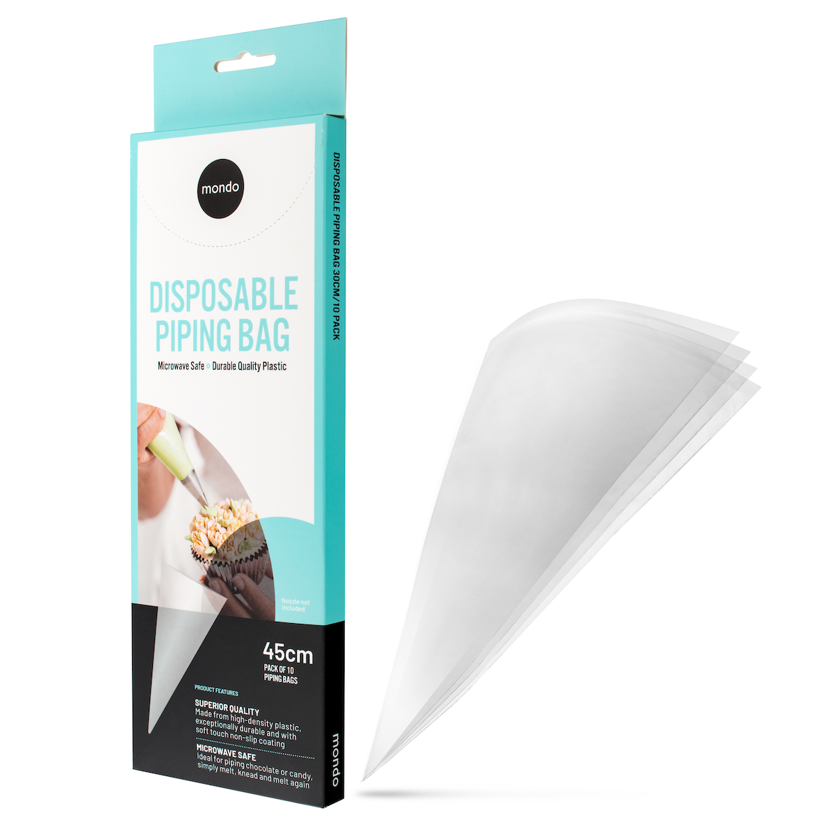 10pk Disposable Piping Bags (30cm or 45cm)