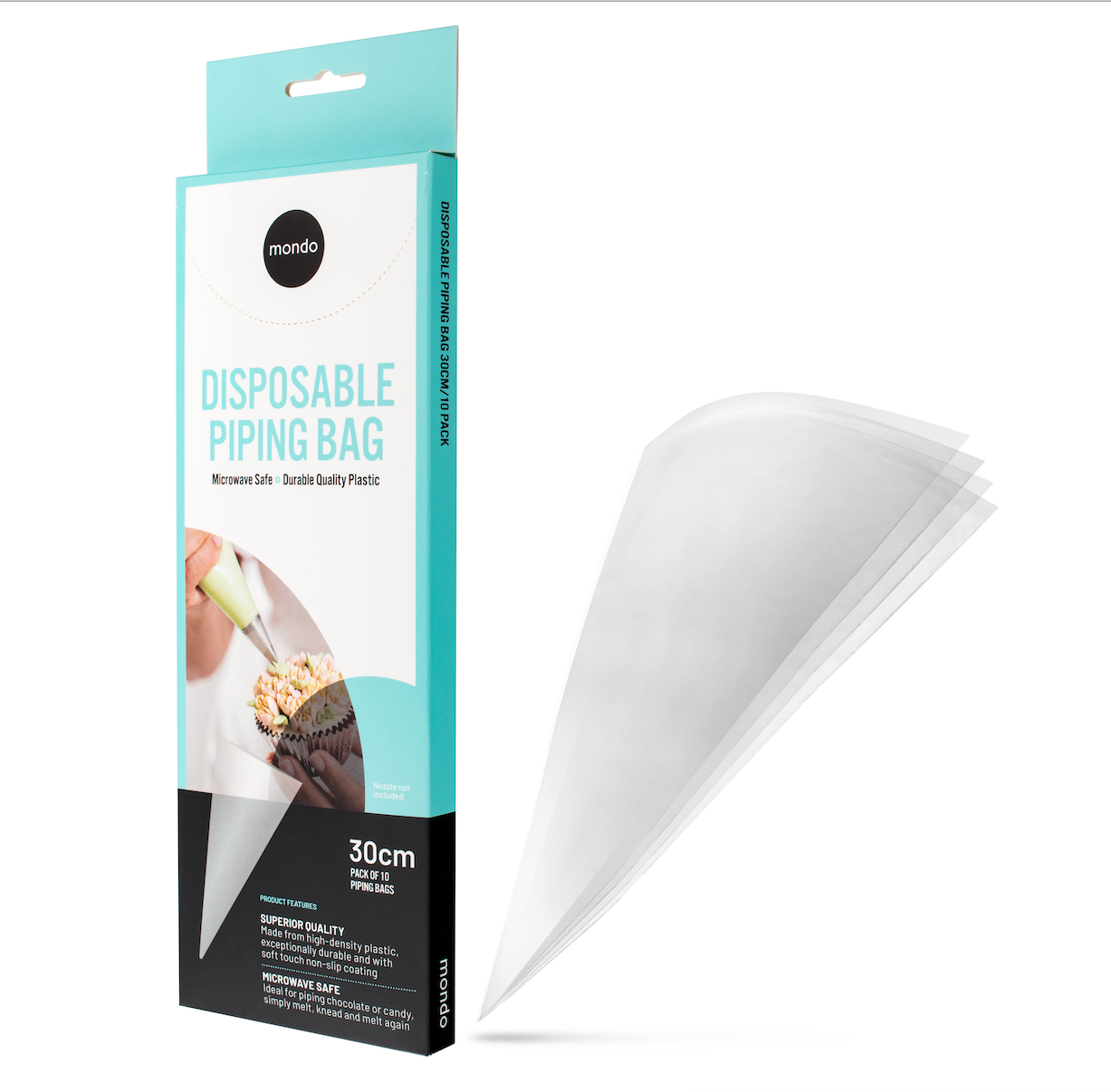 10pk Disposable Piping Bags (30cm or 45cm)