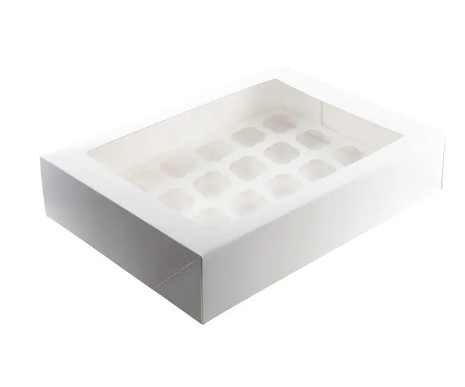 White Cupcake Box (24 Cup)