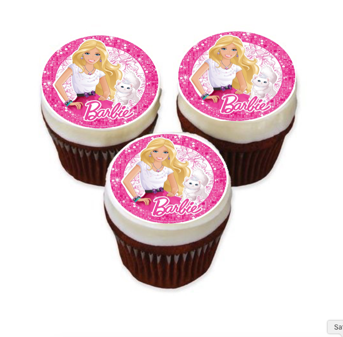 Barbie Edible Printed Topper #2