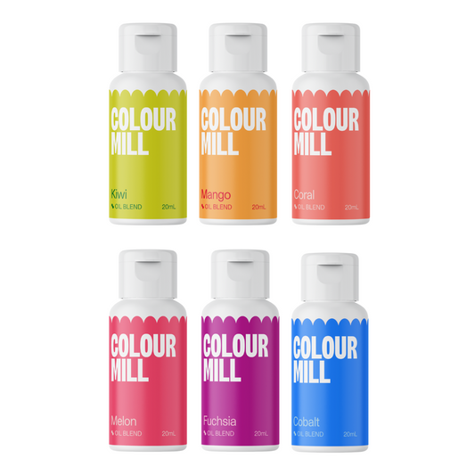 6pc Tropical Gel Colour Pack (20ml)