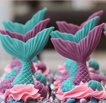 Mini Mermaid Tail Silicone Chocolate Mould