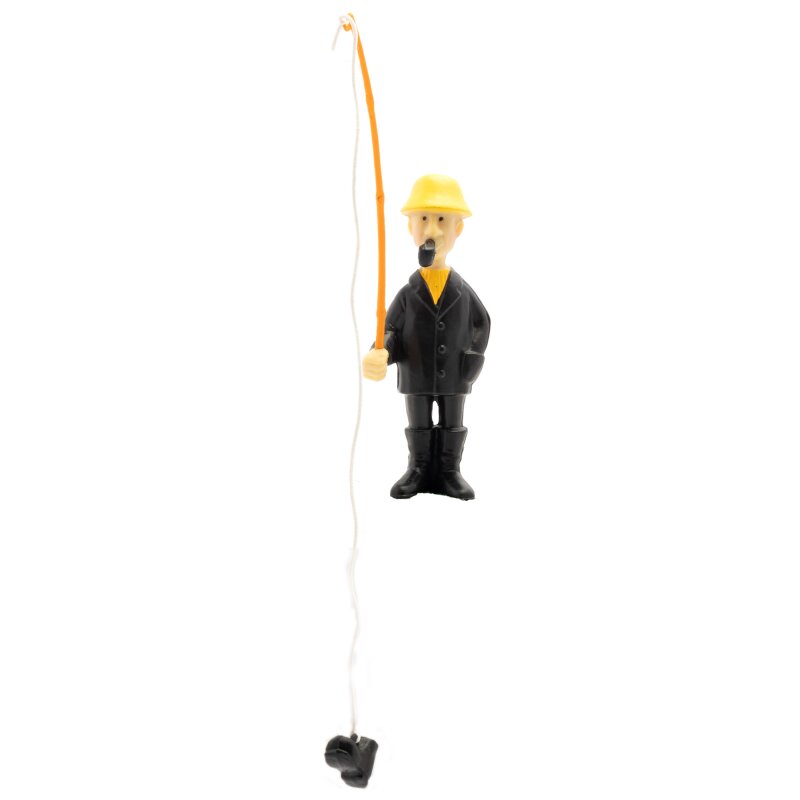 Fisherman with Boot Plastic Cake Topper Set