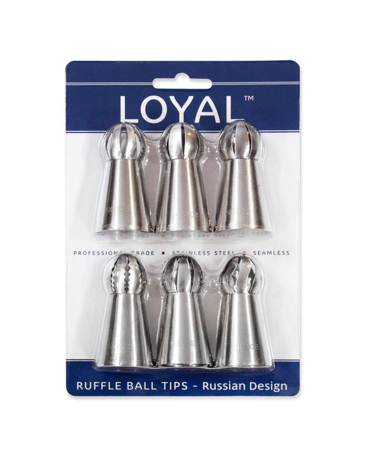 Russian Ruffle Ball Piping Tip Set