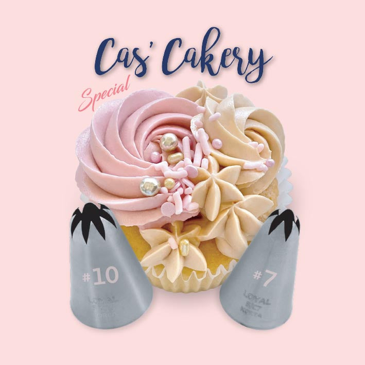 Piping Tip Set Cas' Cakery - Closed Star